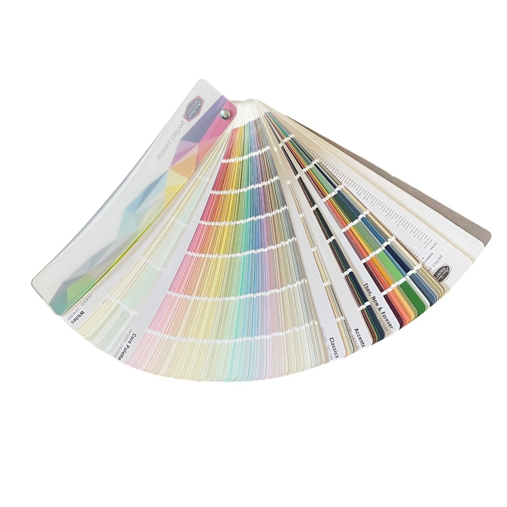 Dunn‎ Edwards Paint Perfect Palette Color Cards Fan Deck Samples Examples Swatch